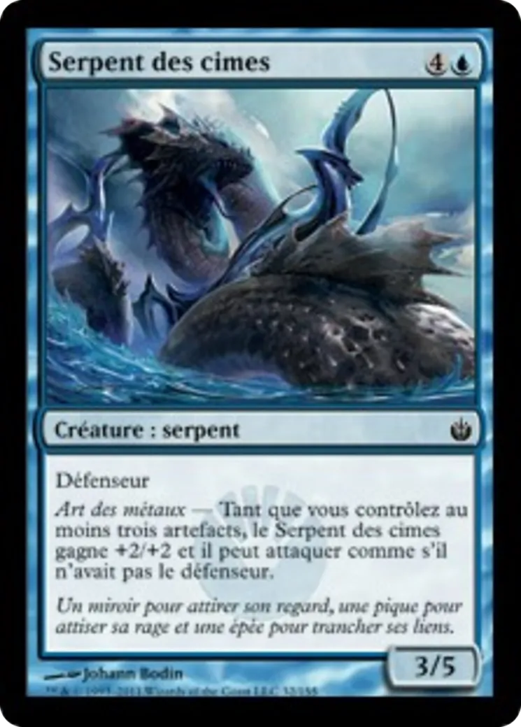 Serpent des cimes — Mirrodin Besieged — Magic: The Gathering