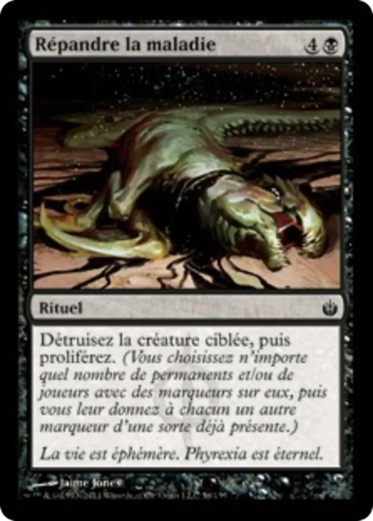 Répandre la maladie — Mirrodin Besieged — Magic: The Gathering