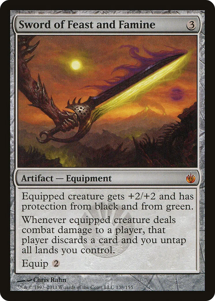 Sword of Feast and Famine — Mirrodin Besieged — Magic: The Gathering