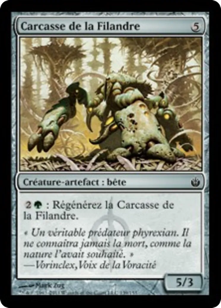Carcasse de la Filandre — Mirrodin Besieged — Magic: The Gathering