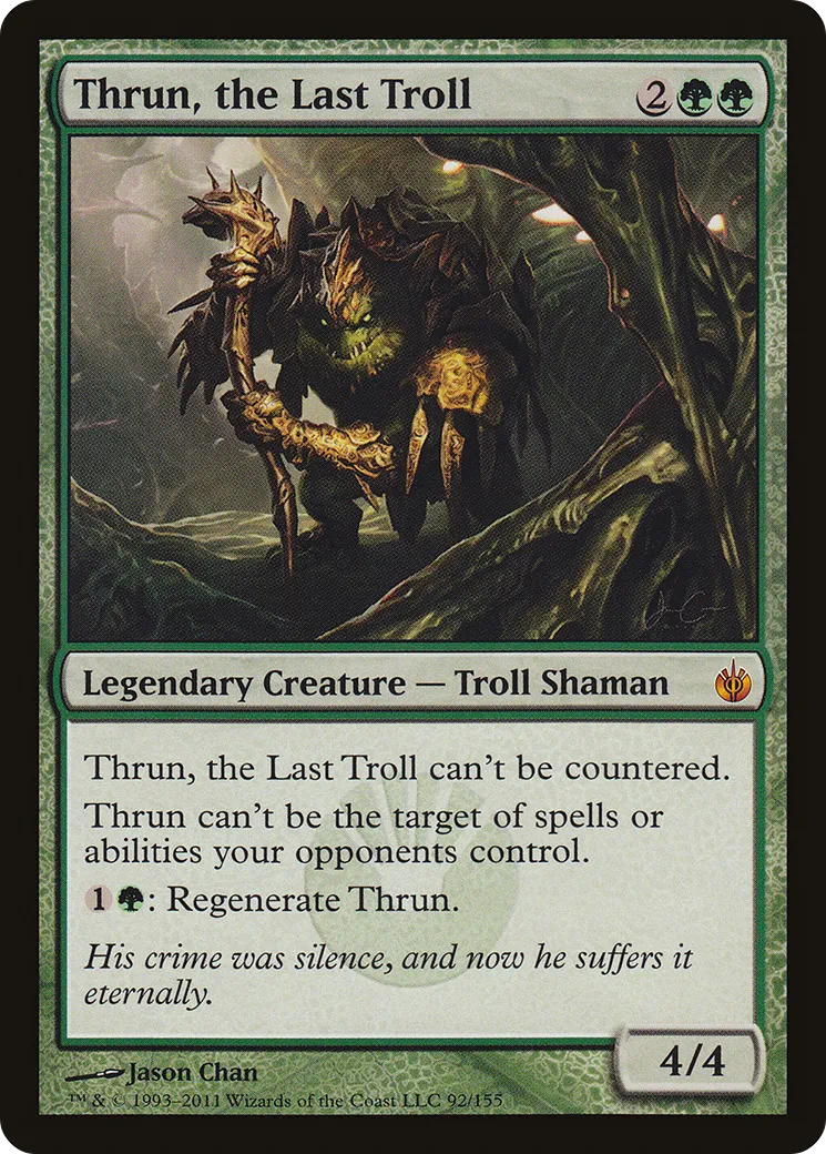 Thrun, the Last Troll — Mirrodin Besieged — Magic: The Gathering