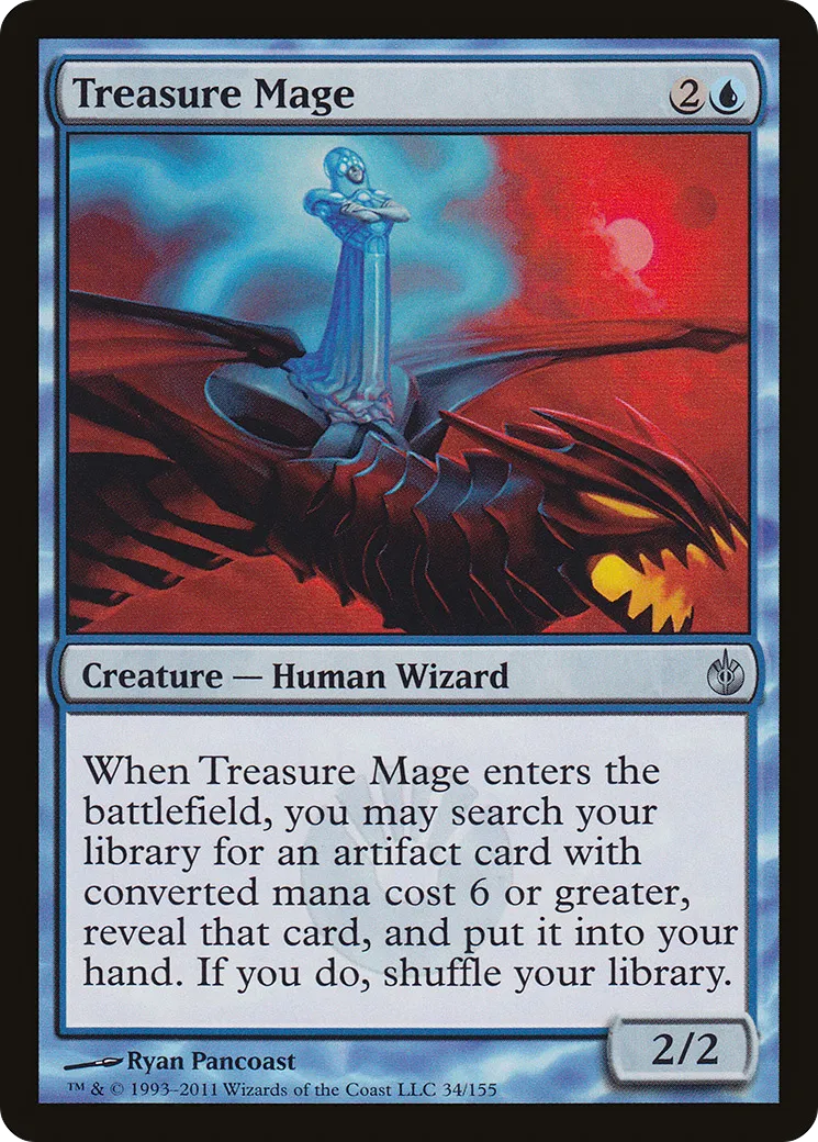 Treasure Mage — Mirrodin Besieged — Magic: The Gathering