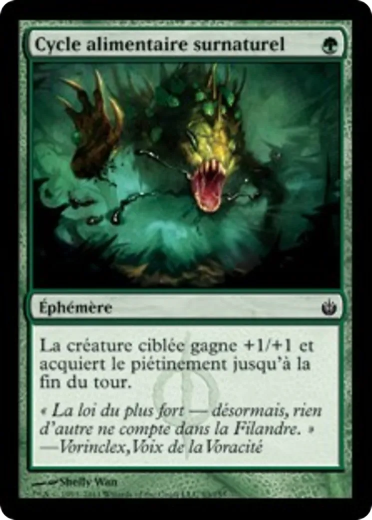 Cycle alimentaire surnaturel — Mirrodin Besieged — Magic: The Gathering