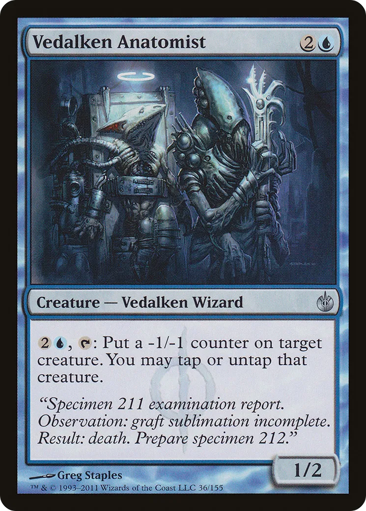 Anatomiste vedalken — Mirrodin Besieged — Magic: The Gathering