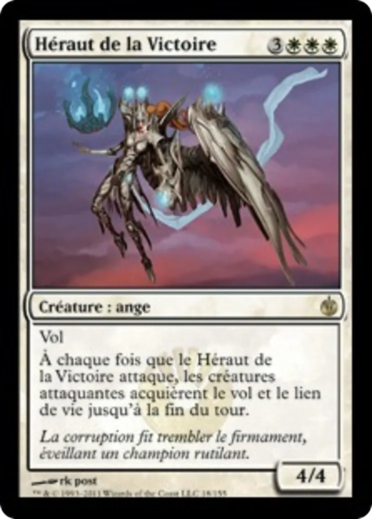 Héraut de la Victoire — Mirrodin Besieged — Magic: The Gathering