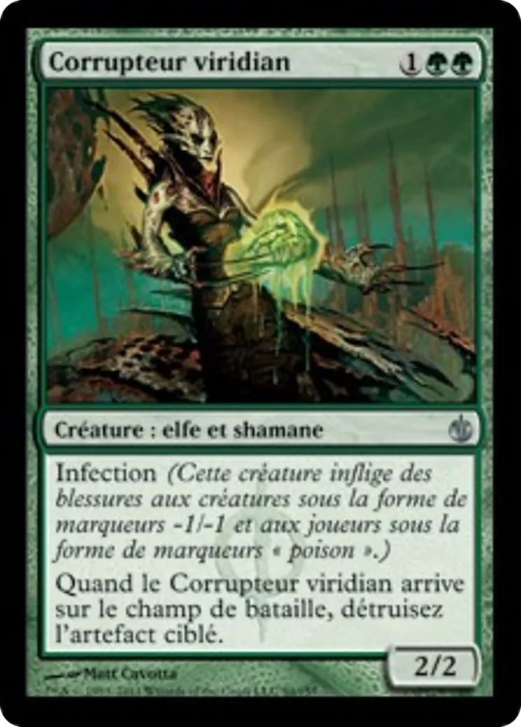 Corrupteur viridian — Mirrodin Besieged — Magic: The Gathering