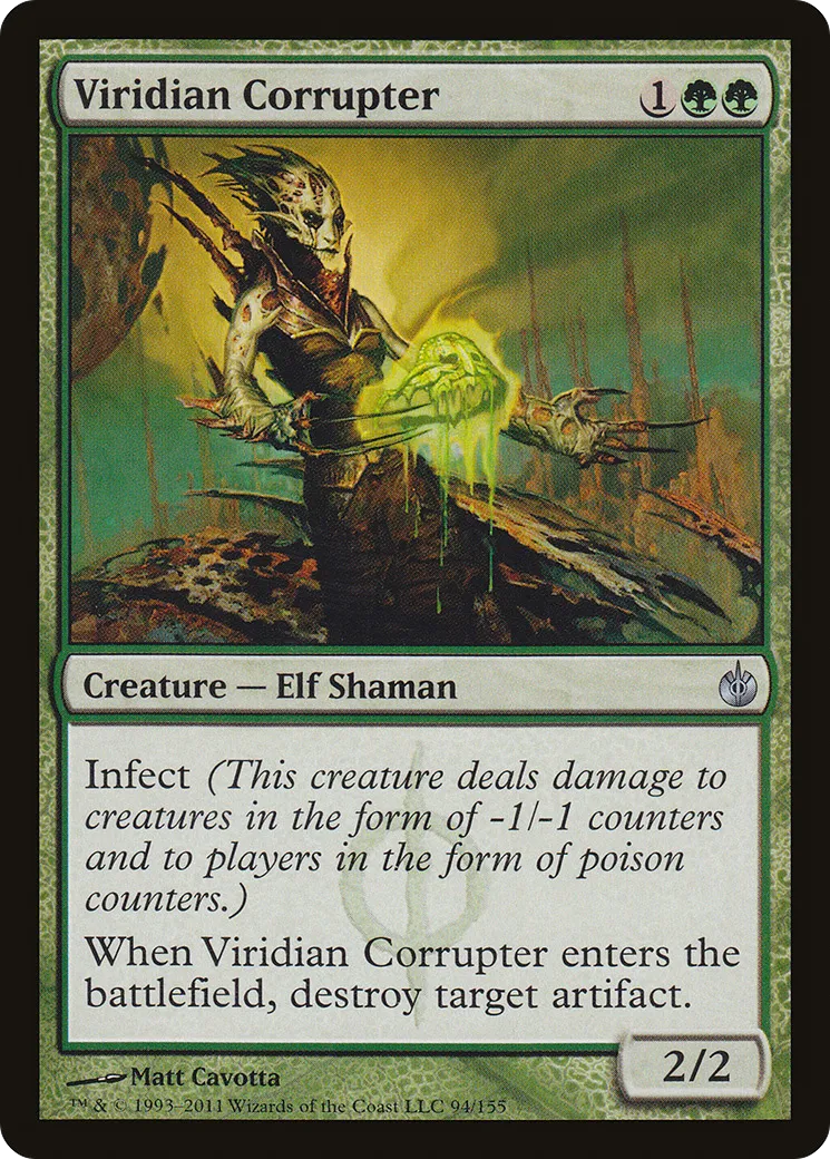 Viridian Corrupter — Mirrodin Besieged — Magic: The Gathering