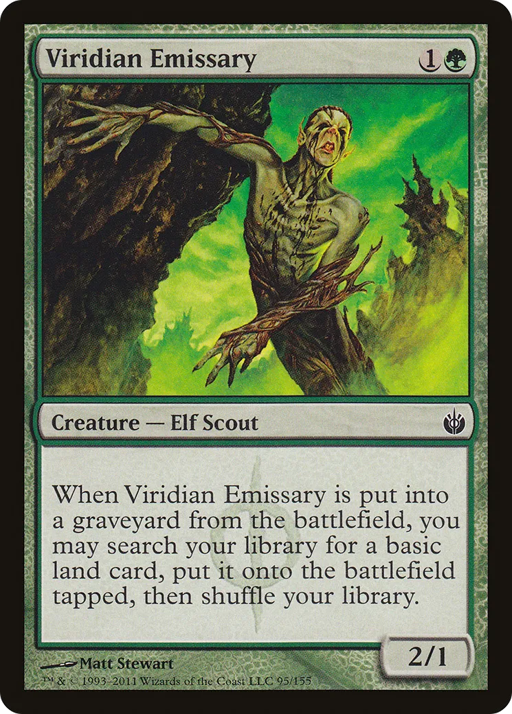 Viridian Emissary — Mirrodin Besieged — Magic: The Gathering