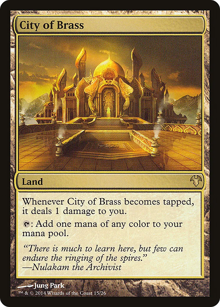City of Brass — Modern Event Deck 2014 — Magic: The Gathering