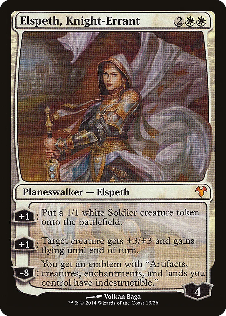 Elspeth, Knight-Errant — Modern Event Deck 2014 — Magic: The Gathering