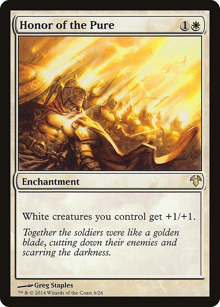 Honor of the Pure — Modern Event Deck 2014 — Magic: The Gathering