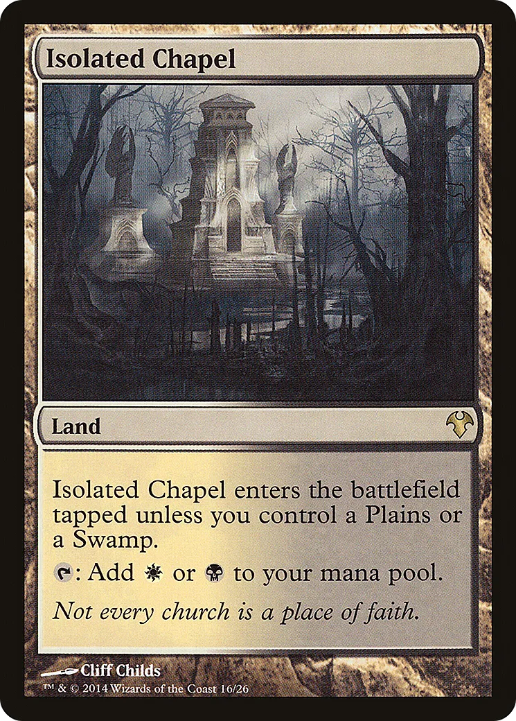 Isolated Chapel — Modern Event Deck 2014 — Magic: The Gathering