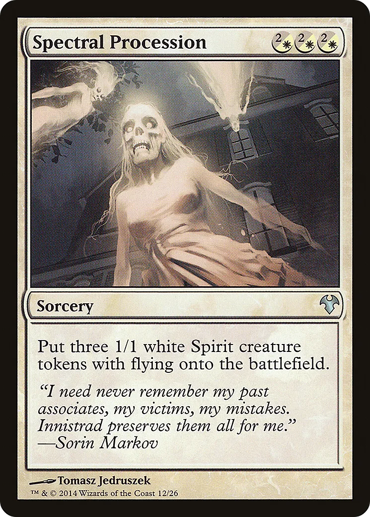 Spectral Procession — Modern Event Deck 2014 — Magic: The Gathering