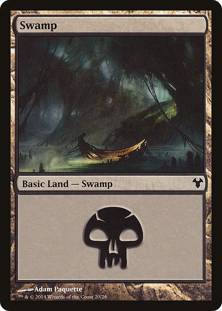 Swamp — Modern Event Deck 2014 — Magic: The Gathering