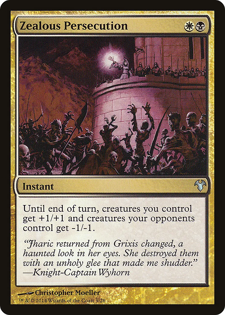 Persécution zélée — Modern Event Deck 2014 — Magic: The Gathering