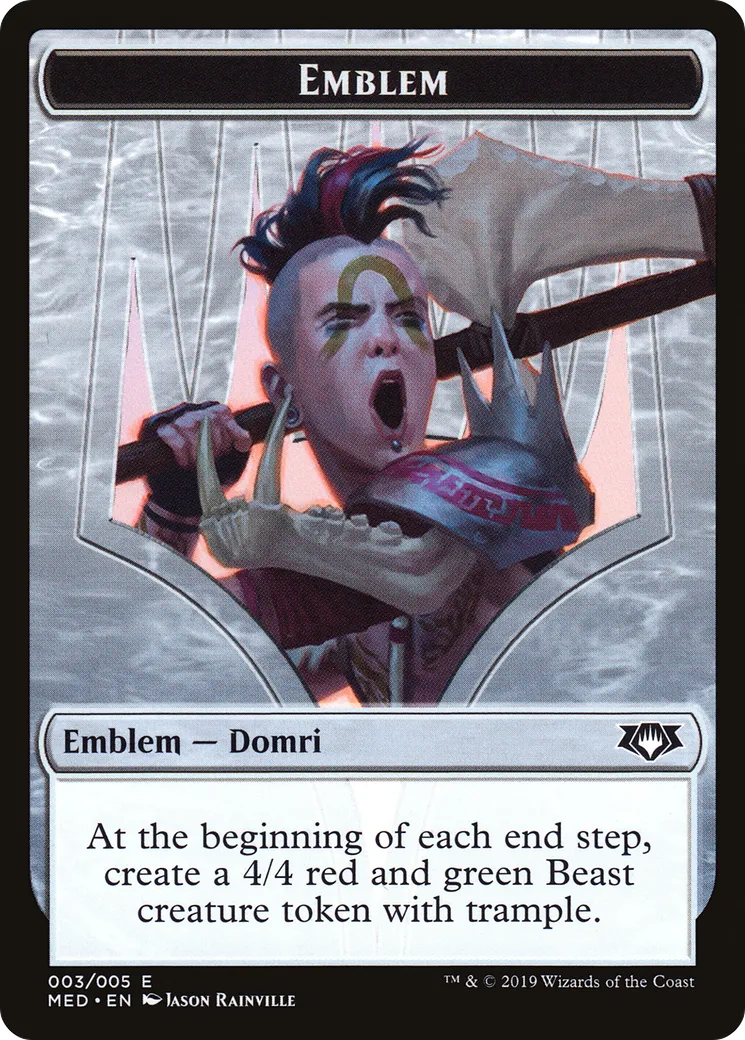 Domri, Chaos Bringer Emblem — Mythic Edition — Magic: The Gathering