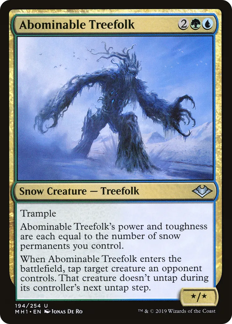 Abominable Treefolk — Modern Horizons — Magic: The Gathering