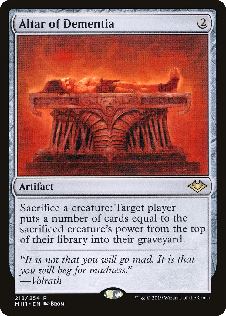 Autel de la démence — Modern Horizons — Magic: The Gathering