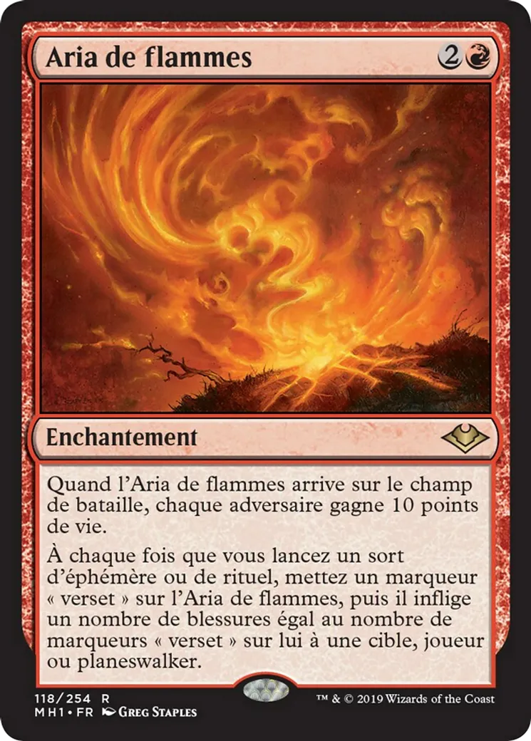 Aria de flammes — Modern Horizons — Magic: The Gathering