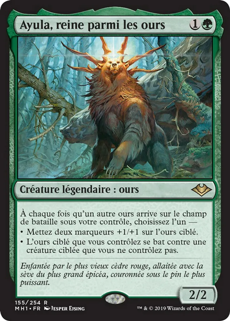 Ayula, reine parmi les ours from Modern Horizons - Magic: The Gathering