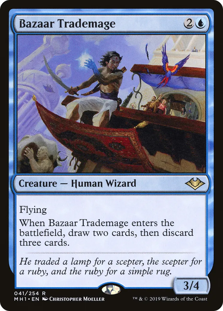 Bazaar Trademage — Modern Horizons — Magic: The Gathering