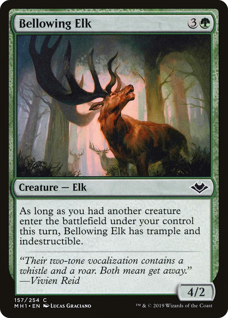 Bellowing Elk — Modern Horizons — Magic: The Gathering
