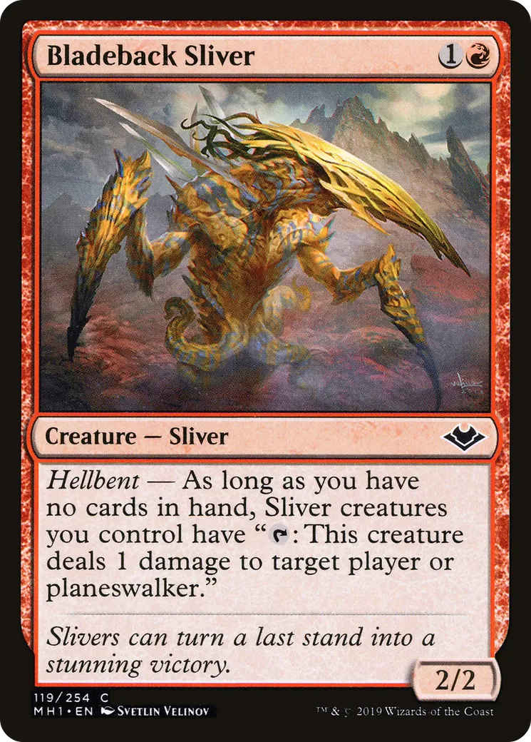 Bladeback Sliver — Modern Horizons — Magic: The Gathering