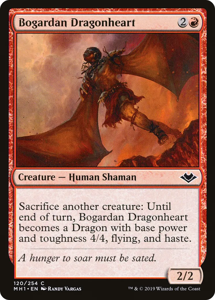 Bogardan Dragonheart — Modern Horizons — Magic: The Gathering