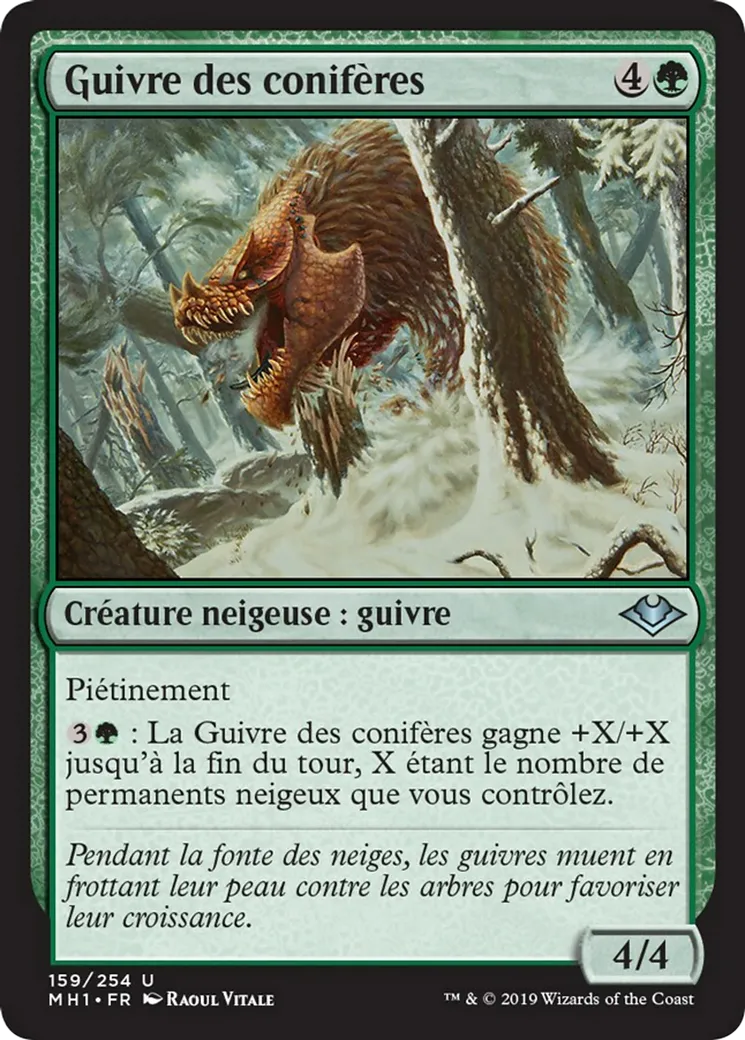 Guivre des conifères — Modern Horizons — Magic: The Gathering