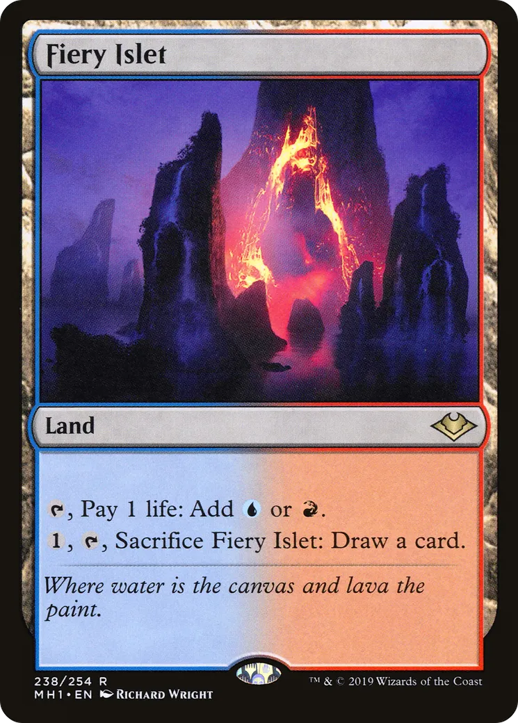 Fiery Islet — Modern Horizons — Magic: The Gathering