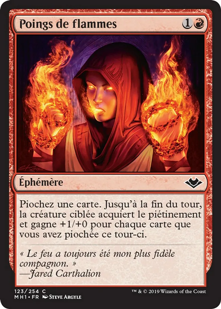 Poings de flammes — Modern Horizons — Magic: The Gathering