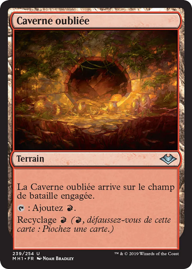 Caverne oubliée — Modern Horizons — Magic: The Gathering