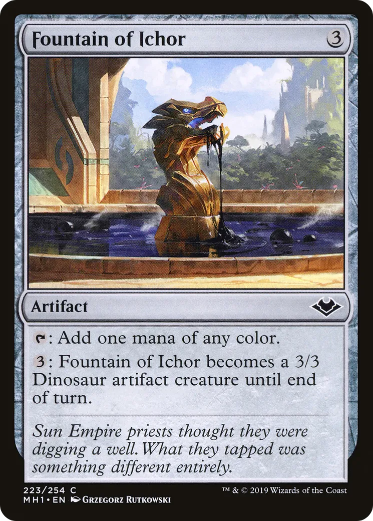Fontaine de sanie — Modern Horizons — Magic: The Gathering