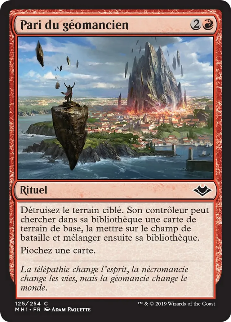 Pari du géomancien — Modern Horizons — Magic: The Gathering