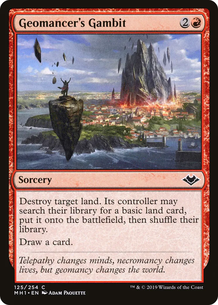 Geomancer's Gambit — Modern Horizons — Magic: The Gathering