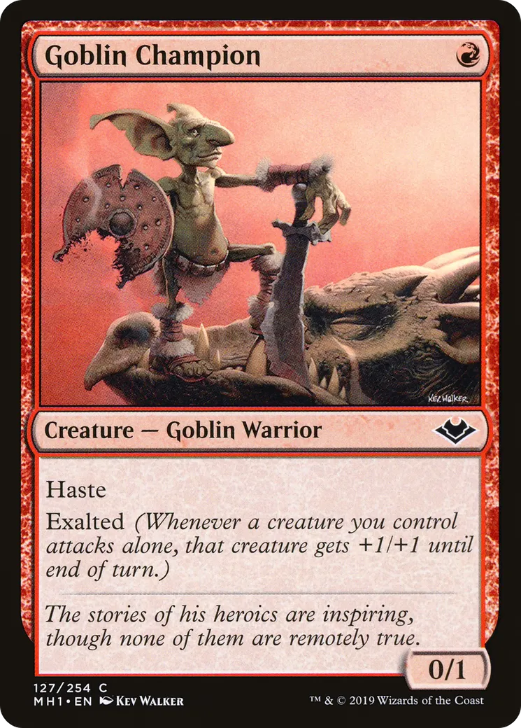 Champion gobelin — Modern Horizons — Magic: The Gathering