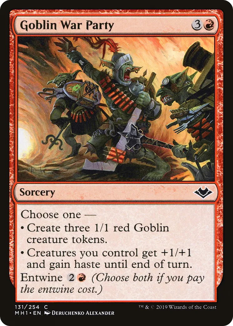 Goblin War Party — Modern Horizons — Magic: The Gathering