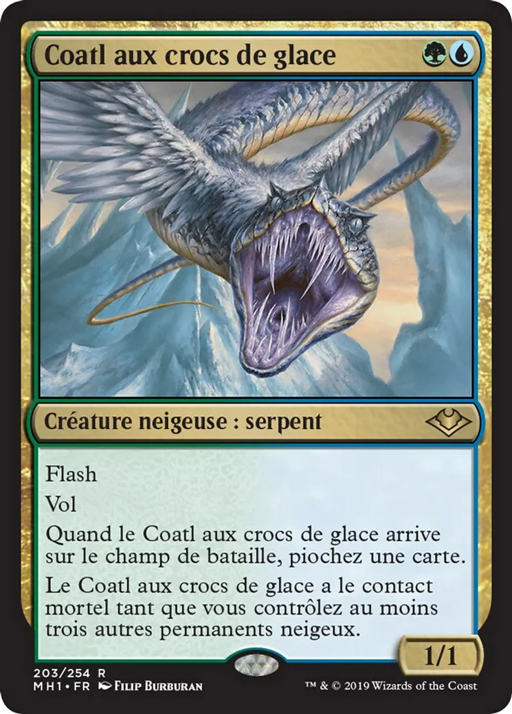 Coatl aux crocs de glace — Modern Horizons — Magic: The Gathering