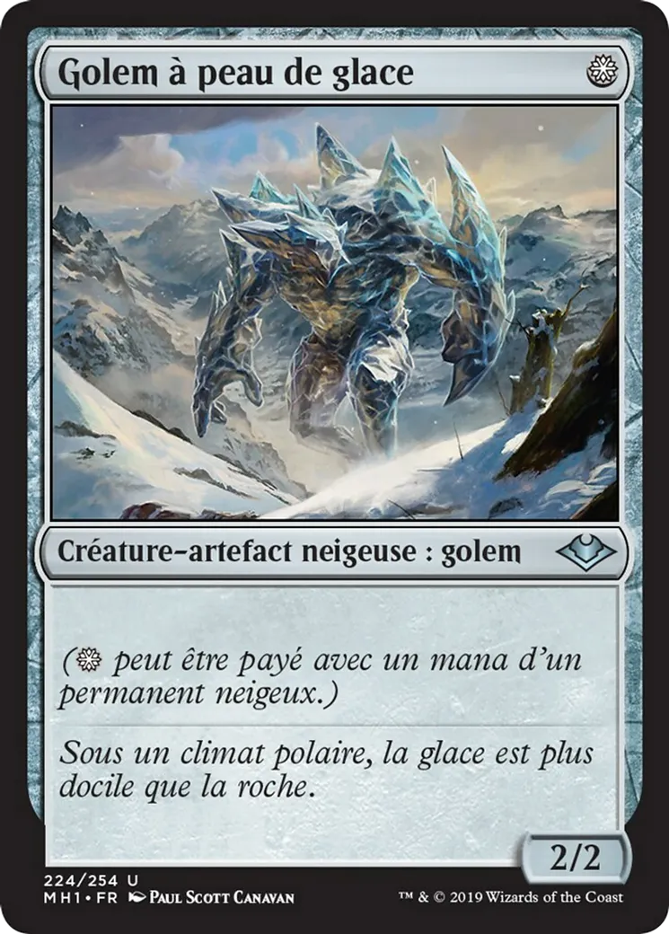 Golem à peau de glace — Modern Horizons — Magic: The Gathering