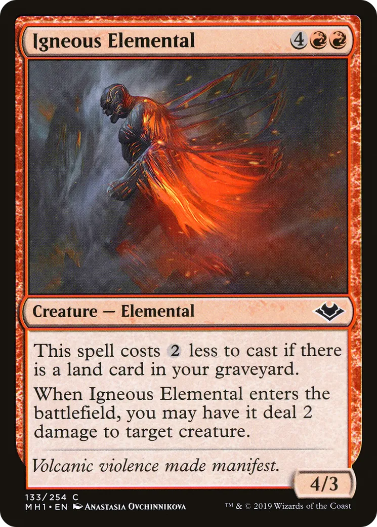 Igneous Elemental — Modern Horizons — Magic: The Gathering