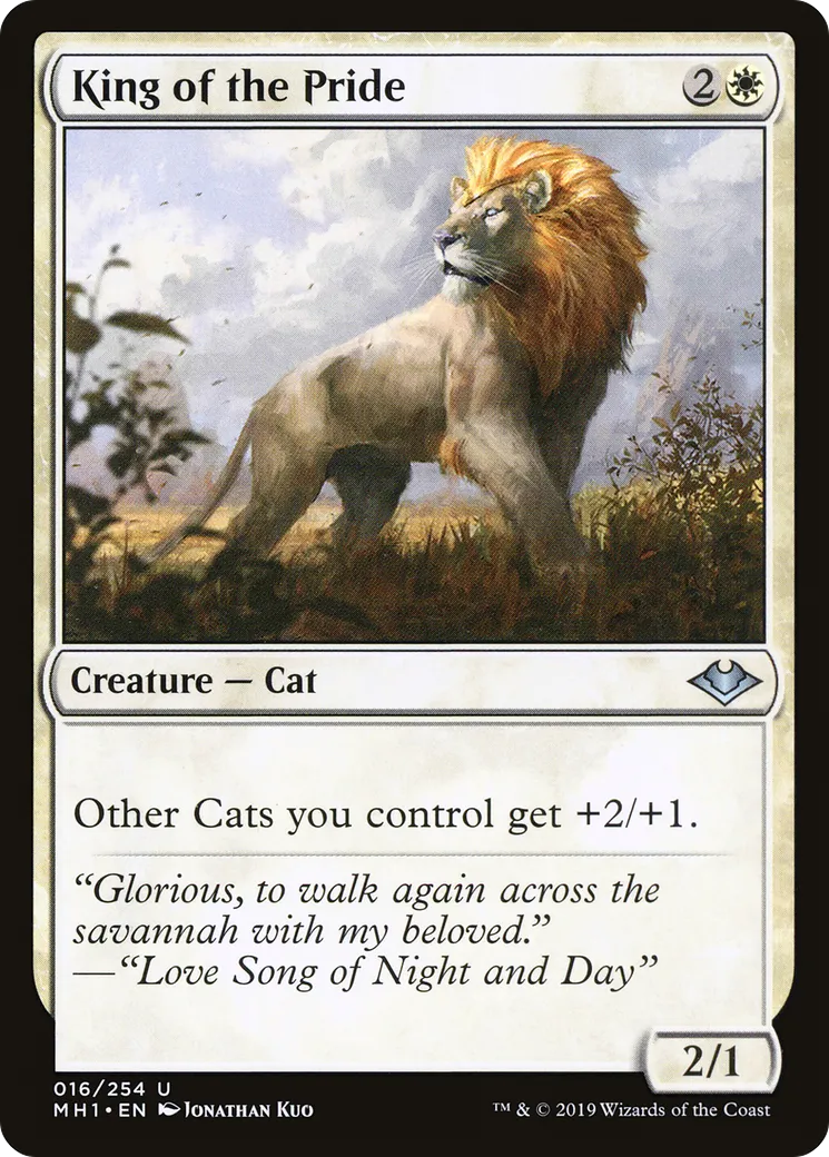 King of the Pride — Modern Horizons — Magic: The Gathering