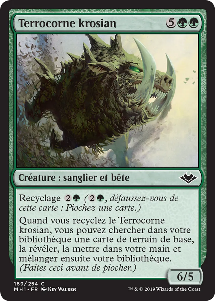 Terrocorne krosian — Modern Horizons — Magic: The Gathering