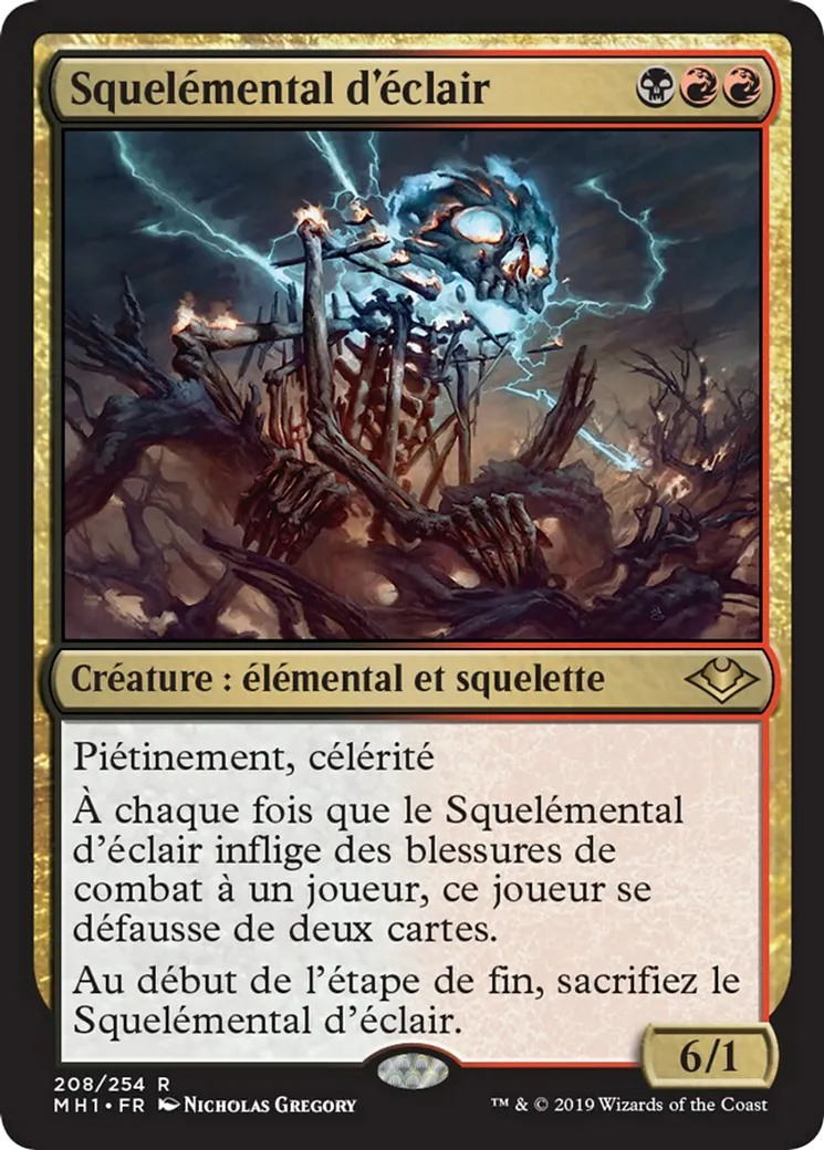 Squelémental d'éclair — Modern Horizons — Magic: The Gathering