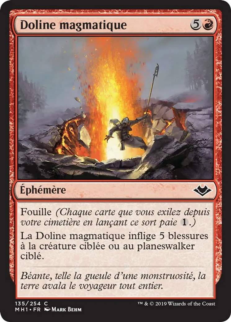 Doline magmatique — Modern Horizons — Magic: The Gathering