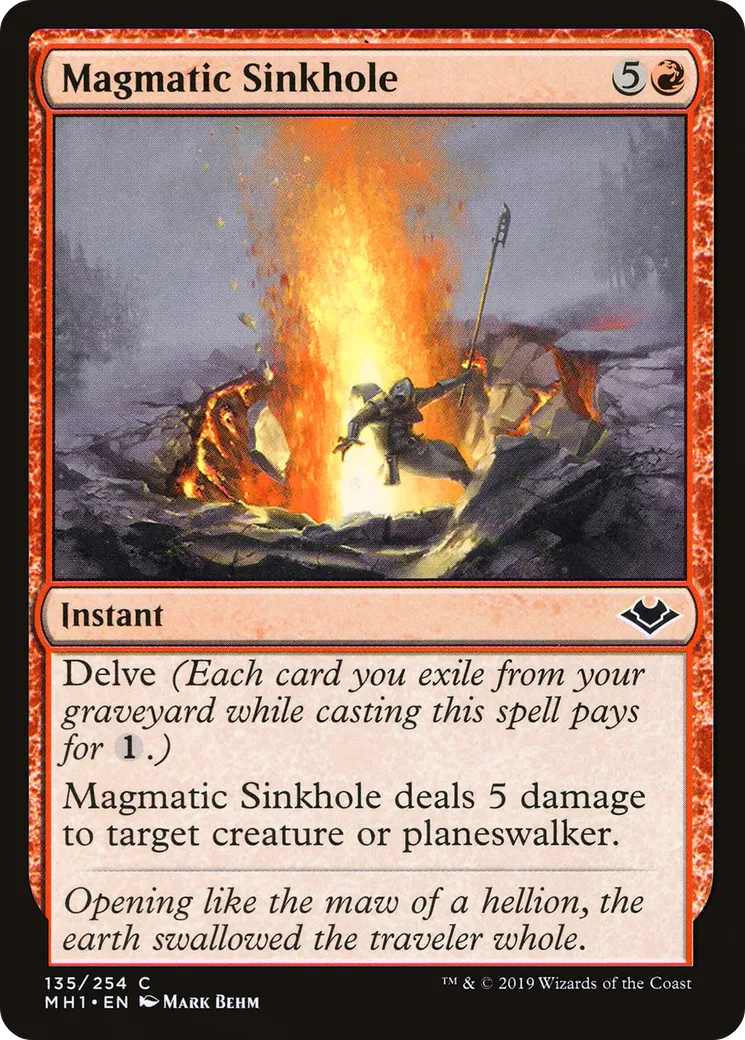 Doline magmatique — Modern Horizons — Magic: The Gathering