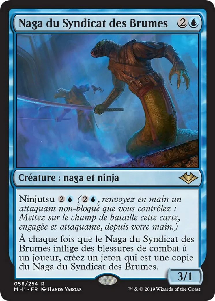 Naga du Syndicat des Brumes — Modern Horizons — Magic: The Gathering