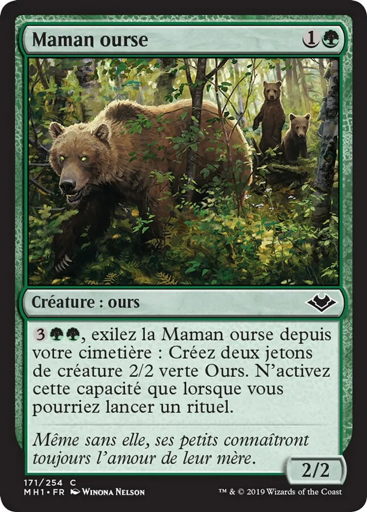 Maman ourse — Modern Horizons — Magic: The Gathering