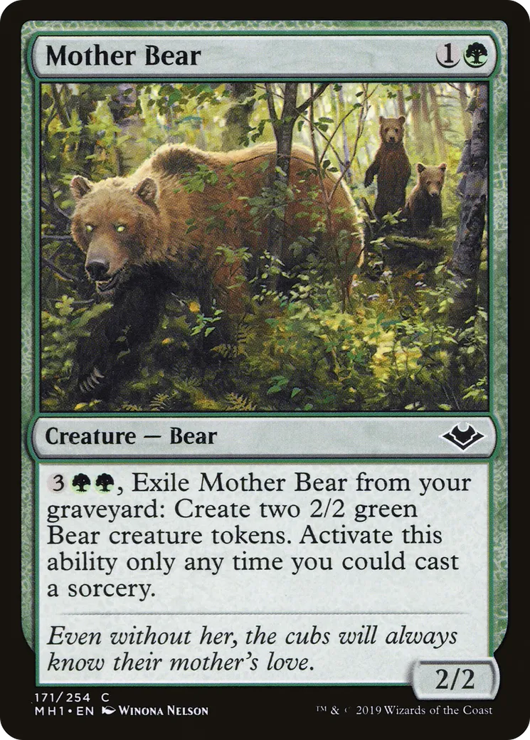 Maman ourse — Modern Horizons — Magic: The Gathering