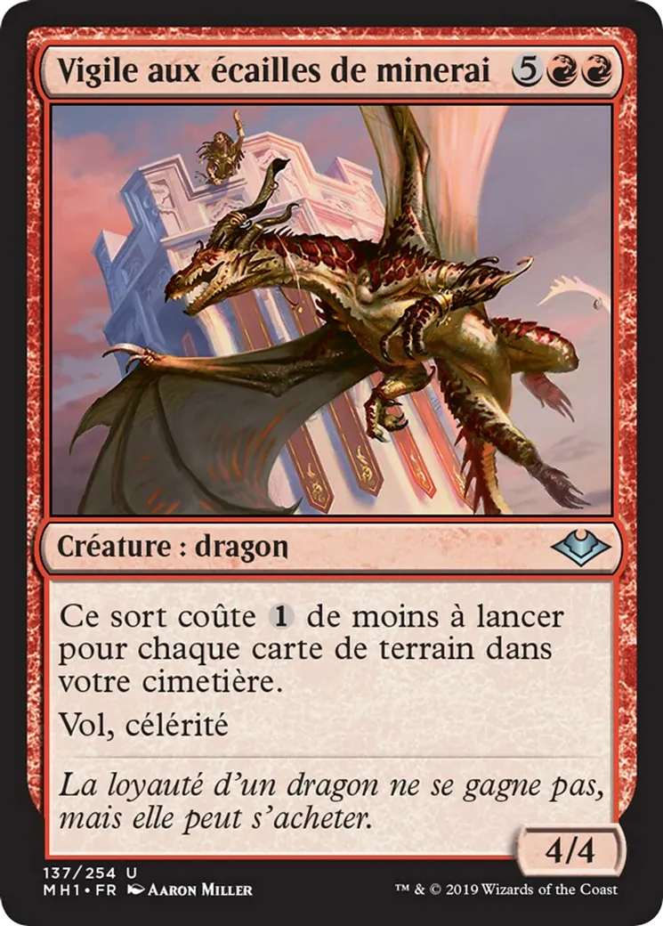 Vigile aux écailles de minerai — Modern Horizons — Magic: The Gathering