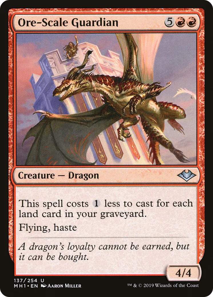 Vigile aux écailles de minerai — Modern Horizons — Magic: The Gathering